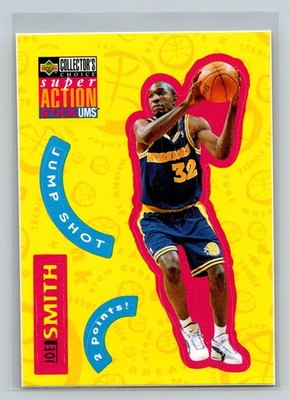 1996-97 Collector's Choice Super Action Stick 'Ums #S9 Joe Smith Warriors