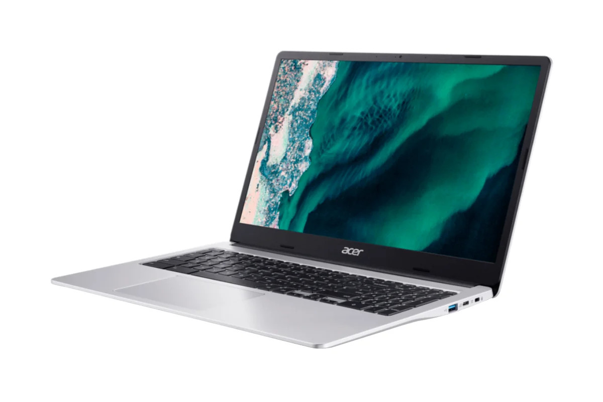 Acer 315 15.6" N4500 Chromebook Laptop (4GB, 64GB, Pure Silver), Windows — image 3
