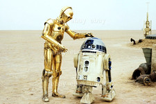 STAR WARS R2D2 C3PO RARE 10X8 INCH
