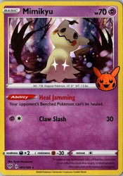 Mimikyu 081/189 Trick or Trade BOOster Promo Holo