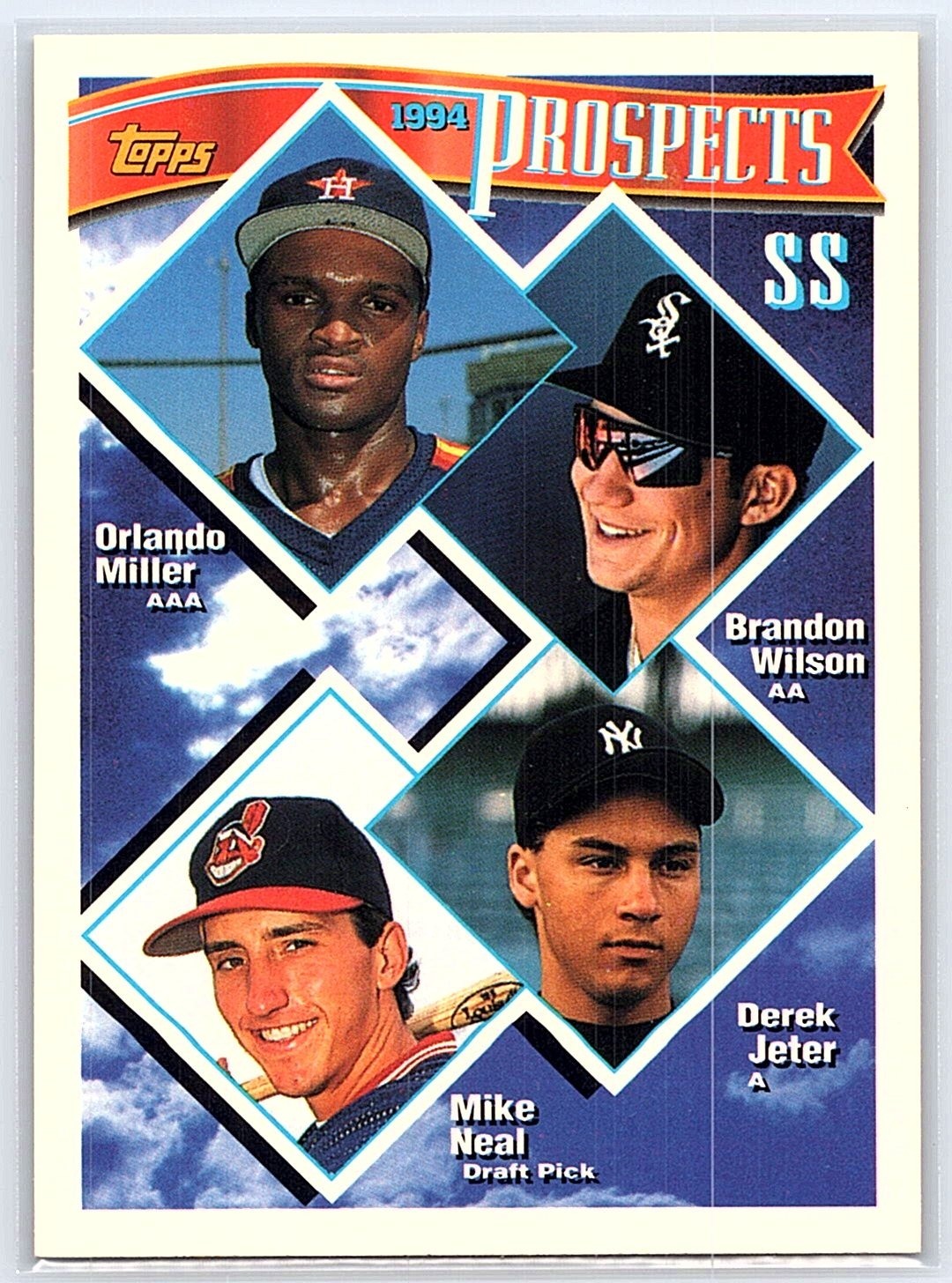 1994 Topps #158 SS Prospects (Orlando Miller /Derek Jeter)