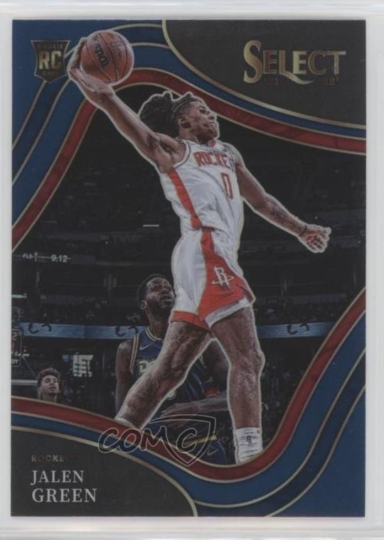 2021-22 Panini Select Courtside Blue Prizm Jalen Green #234 Rookie RC 0x49