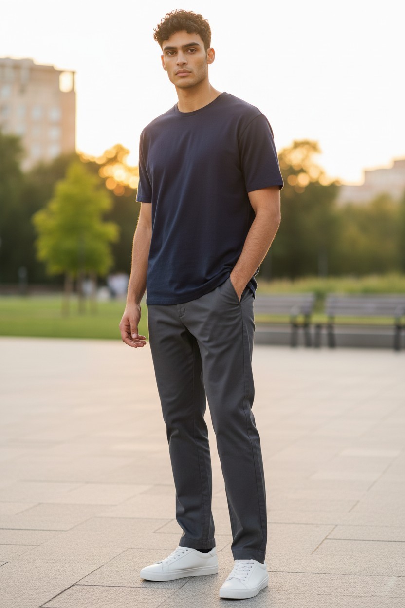 J.CREW Tech Straight Flat Front Solid Gray Men's … - image 1