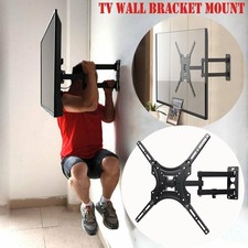 TV Wall Bracket Mount Swivel Tilt for 26 32 40 42 46 50 55 60" TVs Full Motion