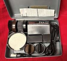 Presto Shine-On Home Travel Electric Shoe Polisher With Case Accessories Manual