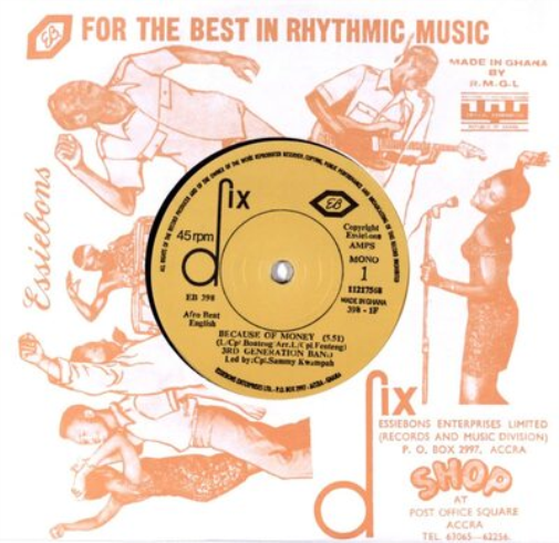 The 3rd Generation Band Because of Money/Obi Ye Saa Wui (Vinyl LP) 7" Single