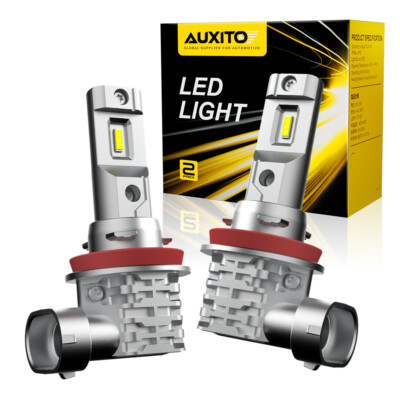 AUXITO H11 H8 H9 LED Headlight Kit High Low Beam Bulbs Super