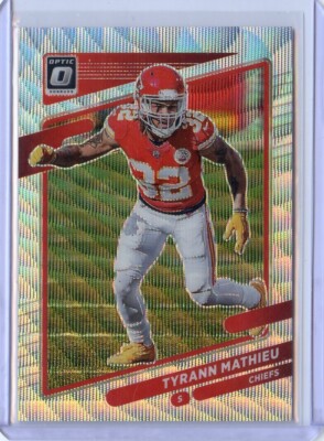 2021 Donruss Optic Football Premium Silver #/299 NO. 37 Tyrann Mathieu - Kansas
