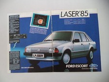 advertising Pubblicità 1984 FORD ESCORT LASER