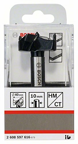 Bosch Zubehör 2608597616 - Punta per trapano, HM 40 x 90 mm, D 10 mm (a1V)