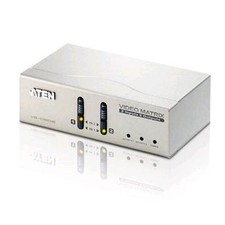 Aten Matrix Switch Video 2 In 2 Out VGA con Audio, VS0202