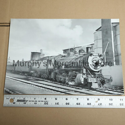 Union Pacific 6275 2-8-0 Dampflokomotive im Hof 8 x 11 Zoll Vintage Foto