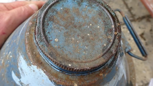 Vintage Esso Blue Paraffin Can In Original Condition Large Drum Job Lot - Picture 24 of 24