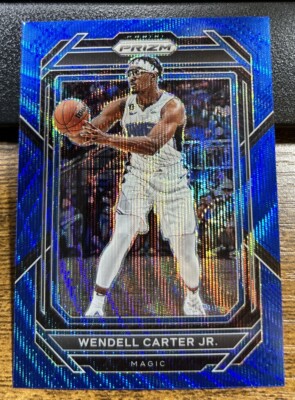 Wendell Carter Jr. 2022-23 Panini Prizm Blue Wave NBA #195 Color Match