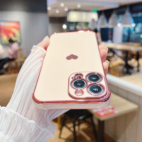 Mädchen Herz Silikon Soft Case für Apple iPhone 17 16 15 14 13 Pro Max 12 Hülle - Bild 2 von 21