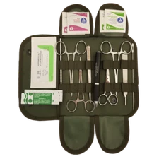 FIRST AID Surgical Kit ELITE STOCKED Field Medic Suture Trauma Survival 1st Aid