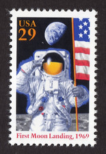 Scott #2841 29¢ FIRST MOON LANDING Neil Armstrong Single Stamp - MNH