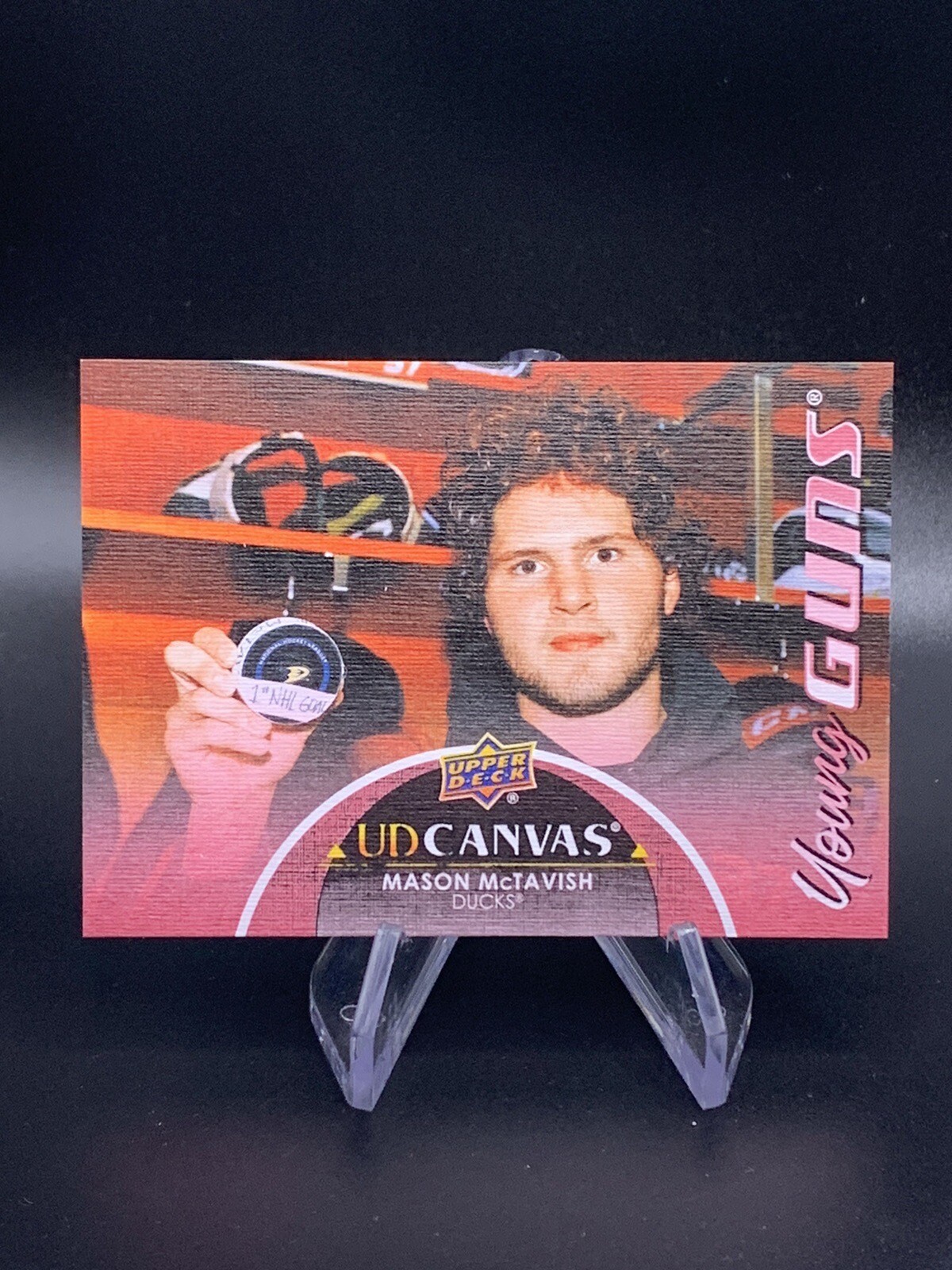 2021-22 Upper Deck Series 2 UD Canvas Young Guns Mason McTavish #C229 Rookie RC