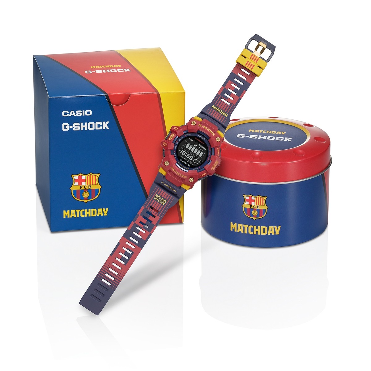 CASIO G-SHOCK GBD-100BAR-4JR FC Barcelona Matchday CASIO G-SHOCK GBD-100BAR-4JR FC Barcelona Matchday