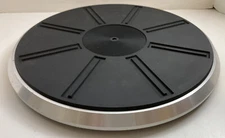 TOSHIBA SR-A270 Aluminum Platter and Rubber Slipmat OEM Original