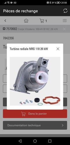 7833758 Viessmann Radiallüfter Lüfter Gebläse NRG118 E Ihr Partner für Haustechnik Ersatzteile