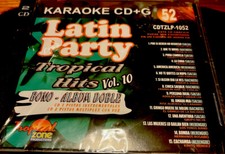 Latin Party Karaoke: Tropical Hits, Vol. 10  52 CD G Tropical Zone Sealed