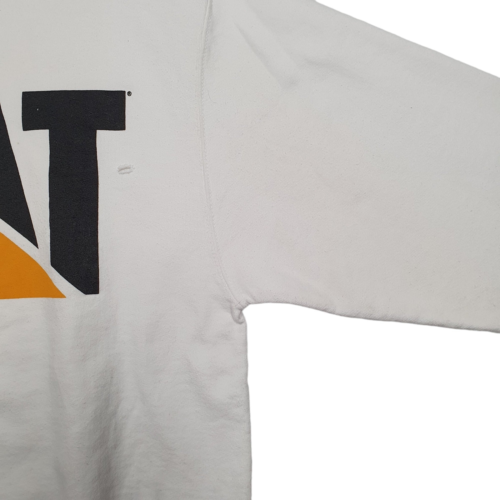 CAT Crewneck Spellout Jumper Sweatshirt Mens S image 4