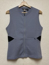 Ibex 100% Superwash Merino Wool Full Zip Usa Made Vest Sz S