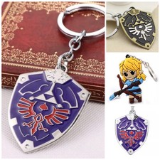 The Legend of Zelda Hylian Shield Keychain 2" Pick One Animation Video Game