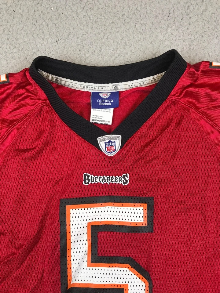 Camiseta deportiva juvenil Tampa Bay Buccaneers Freeman 5 XL 18-20 roja manga corta NFL Reebok Foto 4 de 4