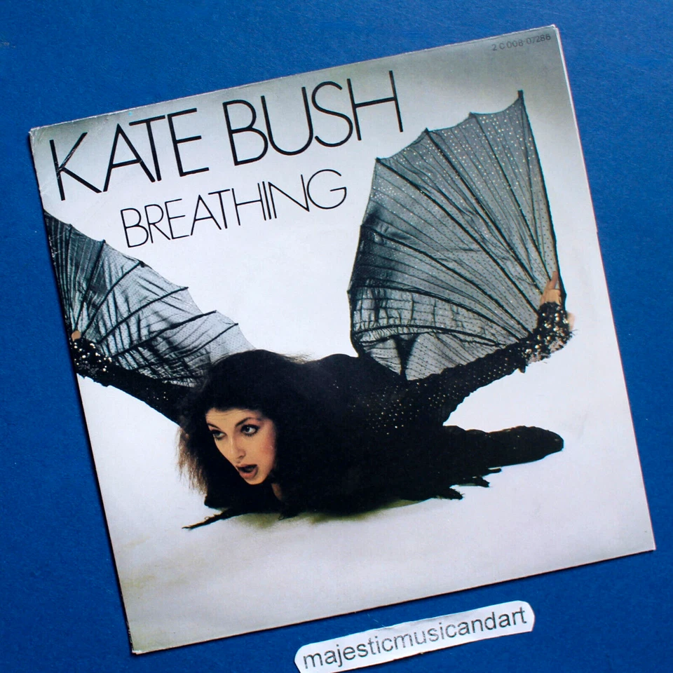 MEGA RARE 1980 ORIGINAL FRANCE EXCLUSIVE KATE BUSH BREATHING 7" VINYL 45 - Image 2 of 4