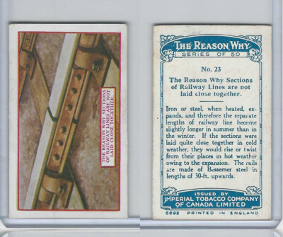 C32 Imperial Tobacco, The Reason Why, 1924, #23 Railway Lines
