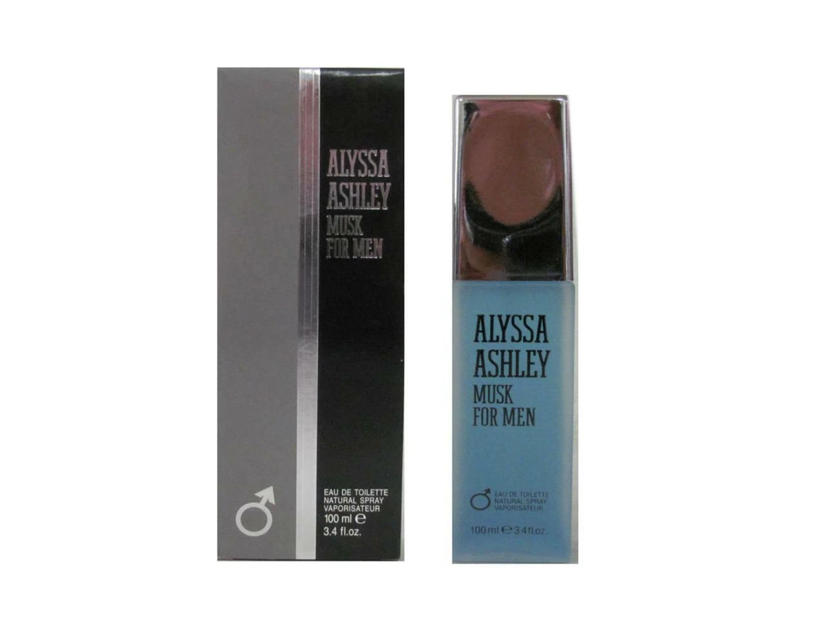 Alyssa Ashley Musk for Men 3.4 oz Eau de Toilette Spray NIB Made