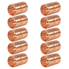 Appli Parts AP-A034B10 3/4 in Wrot Copper Coupling fitting CxC Sweat connections