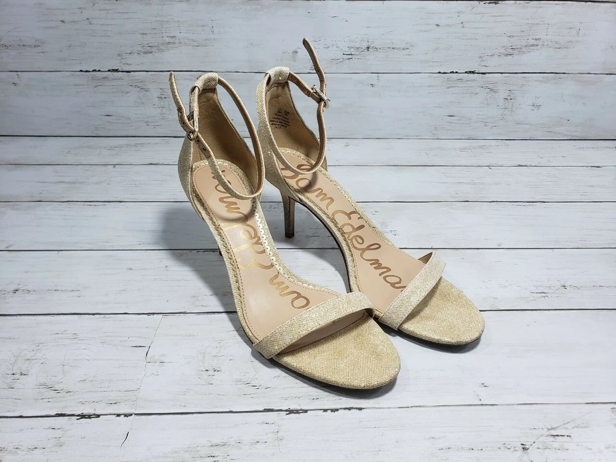 Sam Edelman Patti Ankle Strap Heeled Sandal Women s Size 8M