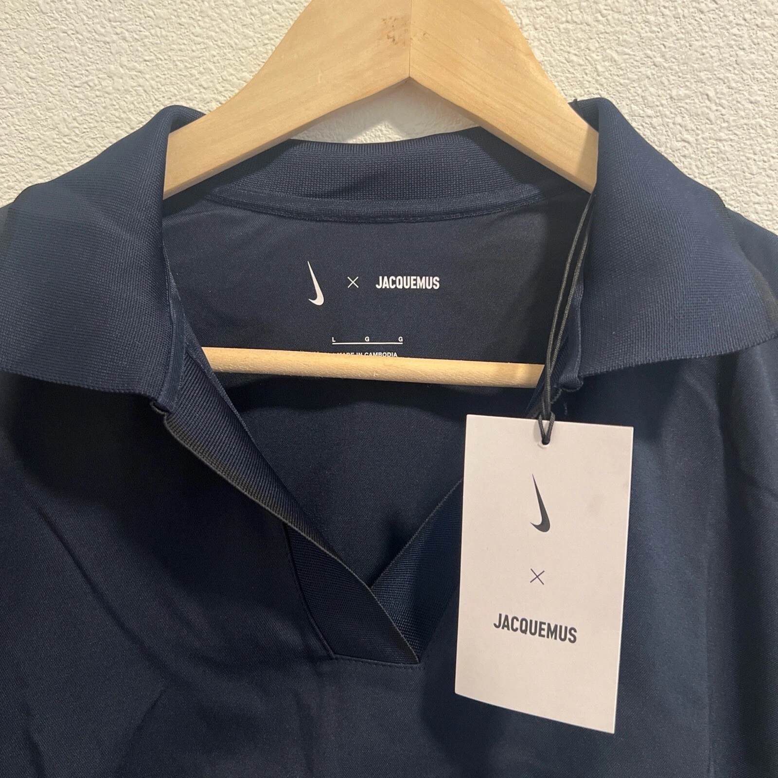 *RARO* Abito campione Nike X Jacquemus blu navy taglia L nuovo con etichette