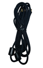 Fabric USB 2.0 to Micro USB Charging Cable, Black