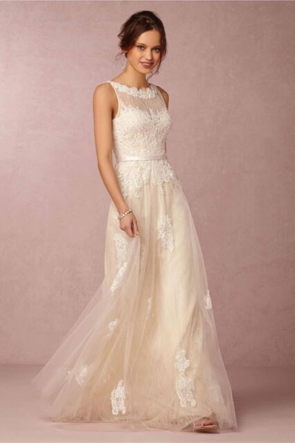 Georgia BHLDN Ivory Wedding Dress UK Size 6