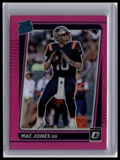 2021 Donruss Optic #206 Mac Jones Pink Rookie 323
