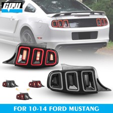 Pair Full Led For 2010-2014 Ford Mustang Rear Brake Back Lamps Tail Lights L R