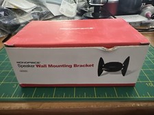 Four pair 8 total Monoprice speaker wall mounting brackets model 8283 black