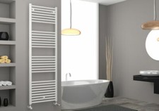 TERMOARREDO SCALDASALVIETTE BAGNO CORDIVARI LISA 25 IN ACCIAIO VERNICIATO BIANCO