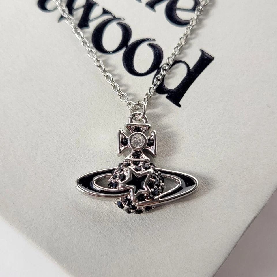 Ожерелье Vivienne Westwood MAN DARLENE черное как новое - Изображение 3 из 4