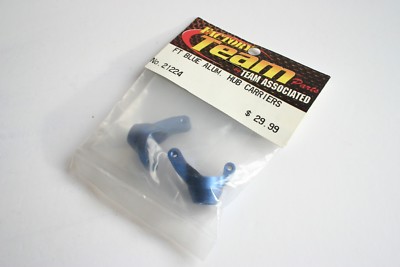 Team Associated Blue Aluminium Hinterradnabenträger RC18T 18T - AS 21224 Alloy