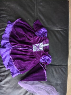 Lila Teddy Berg Kleid mit spitzer Mütze Prinzessin Build A Bear Neu