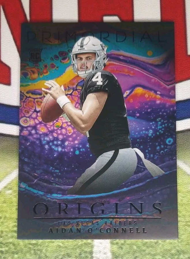 2023 Panini Origins Aidan O’Connell PRIMORDIAL Case Hit Rookie Card #PR-AO