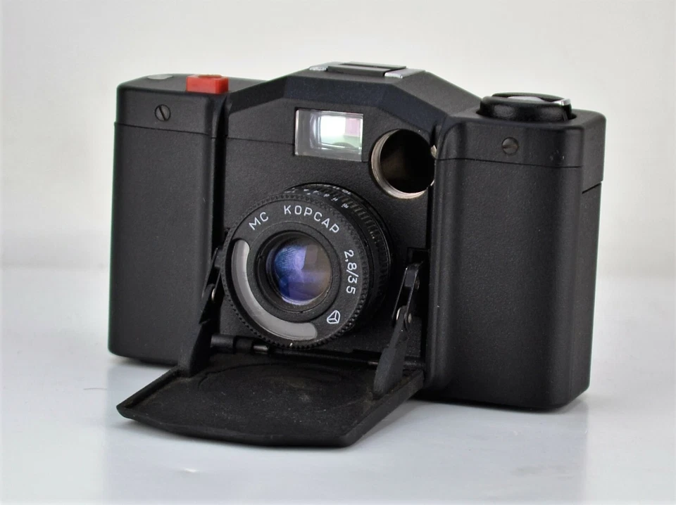 CASI EXCELENTE! ¡NO FUNCIONA! Cámara automática soviética urss "kiev-35a", en caja Foto 2 de 4