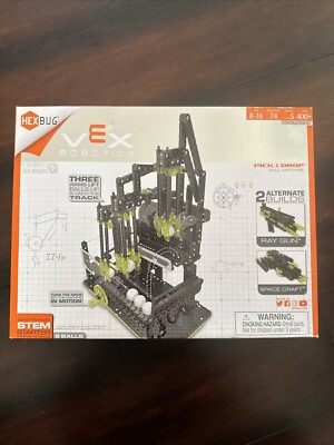 HexBug Vex Robotics Pick & Drop Building Stem Construction Kit - NEW