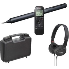 Professional Handheld Condenser Shotgun Microphone Investigation Kit