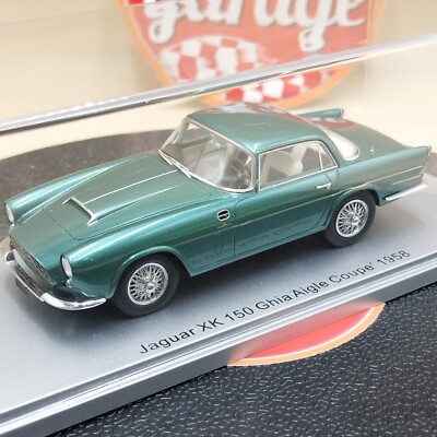 KESS 1/43 Jaguar XK 150 Chia Aigle Coupe 1958 Green Resin scale model KE43029000